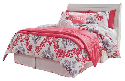 Anarasia Full Sleigh Headboard, Dresser, Mirror, Chest and Nightstand