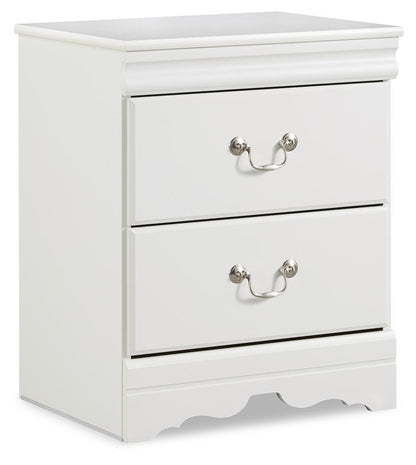 Anarasia Full Sleigh Headboard, Dresser, Mirror, Chest and Nightstand