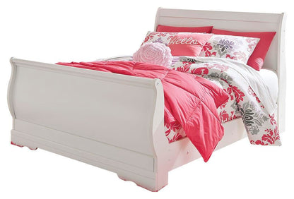 Anarasia Full Sleigh Bed, Dresser, Mirror, Chest and Nightstand