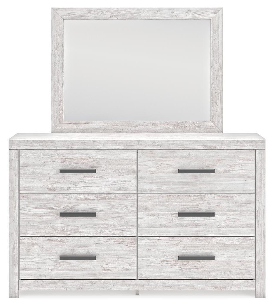 Cayboni Full Panel Bed, Dresser, Mirror, Chest and Nightstand