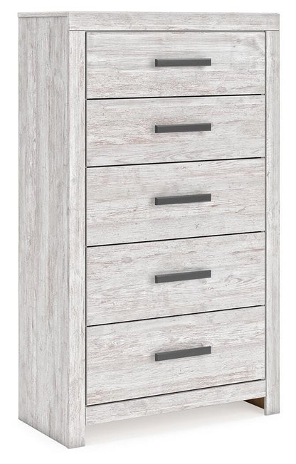 Cayboni Queen Panel Bed, Dresser, Mirror, Chest and Nightstand