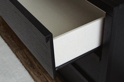 Danziar Queen Panel Bed, Dresser, Mirror and Nightstand