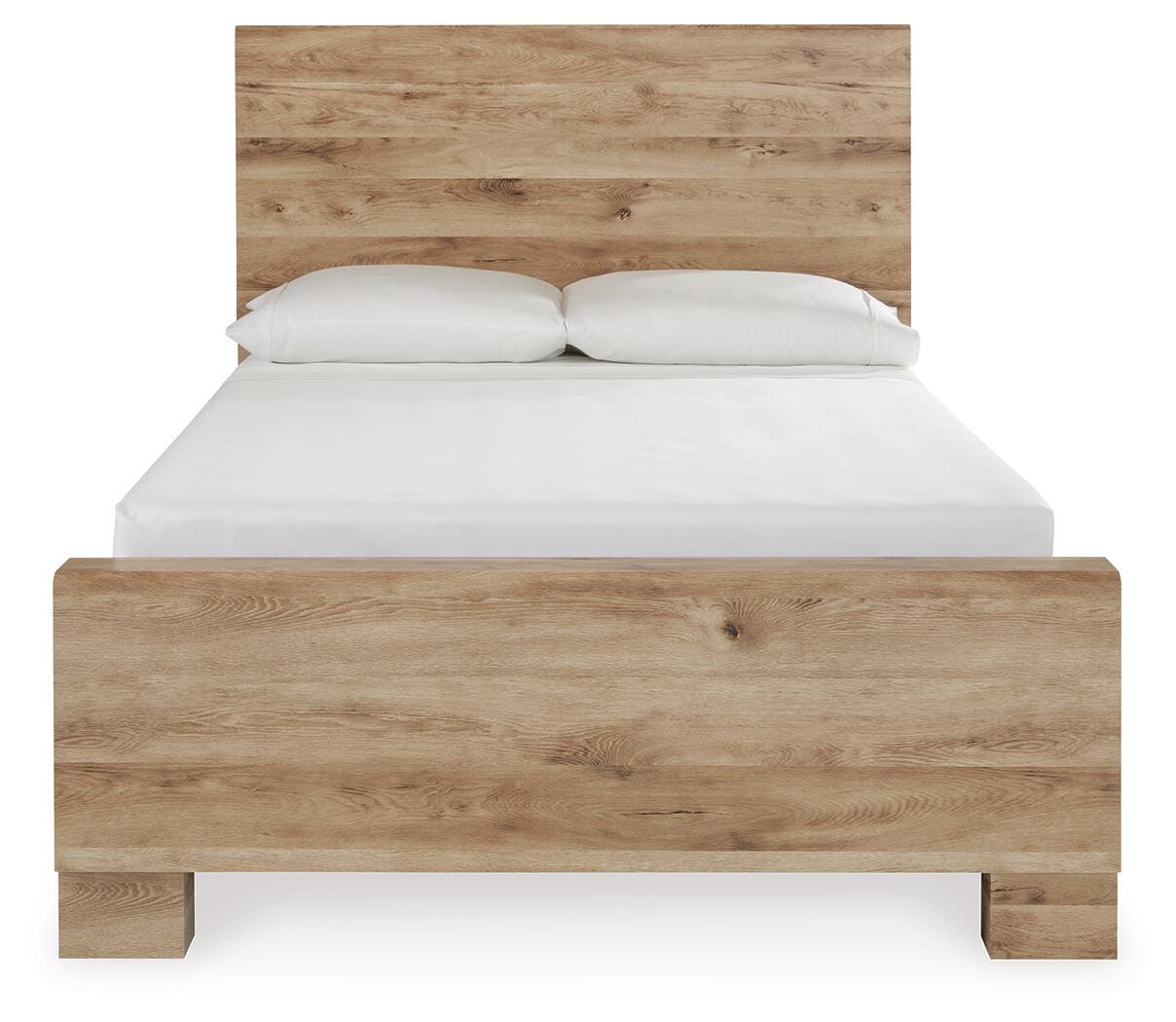 Hyanna Full Panel Bed with 1 Side Storage, Dresser, Mirror and Nightstand