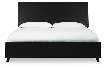 Danziar King Panel Bed, Dresser, Mirror, Chest and Nightstand