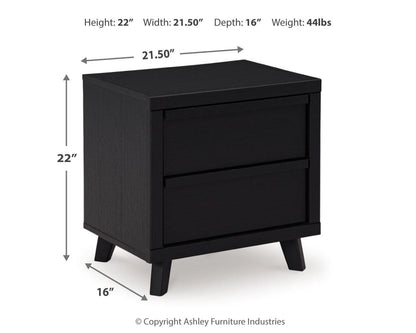 Danziar King Panel Bed, Dresser, Mirror, Chest and Nightstand