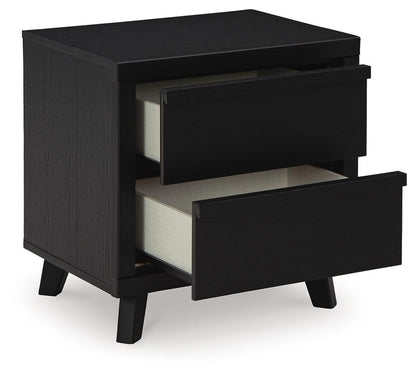 Danziar King Panel Headboard, Dresser, Mirror, Chest and Nightstand