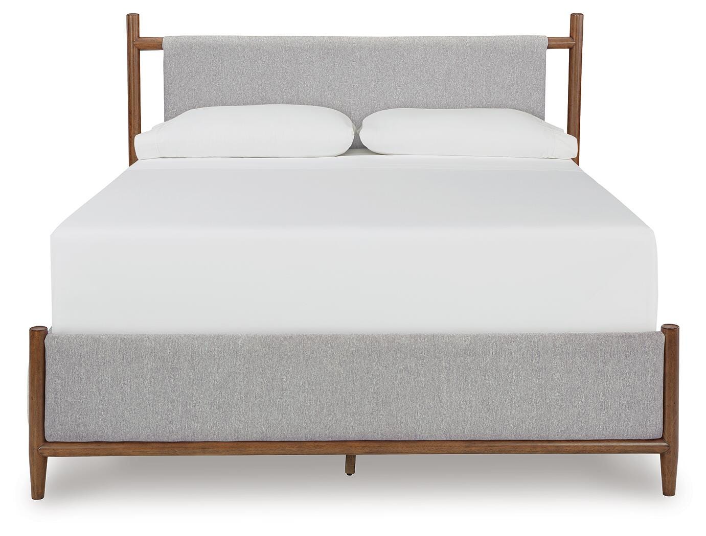 Lyncott California King Upholstered Bed, Dresser, Mirror, Chest and Nightstand