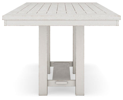 Robbinsdale Counter Height Dining Table and 10 Barstools