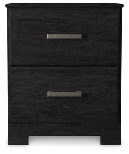 Belachime Queen Panel Bed with Mirrored Dresser, Chest and Nightstand