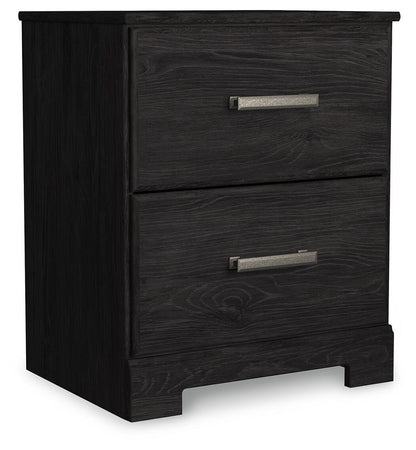 Belachime Queen Panel Bed with Mirrored Dresser, Chest and Nightstand