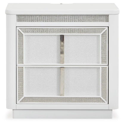 Chalanna Queen Upholstered Storage Bed, Dresser, Mirror, Chest and Nightstand
