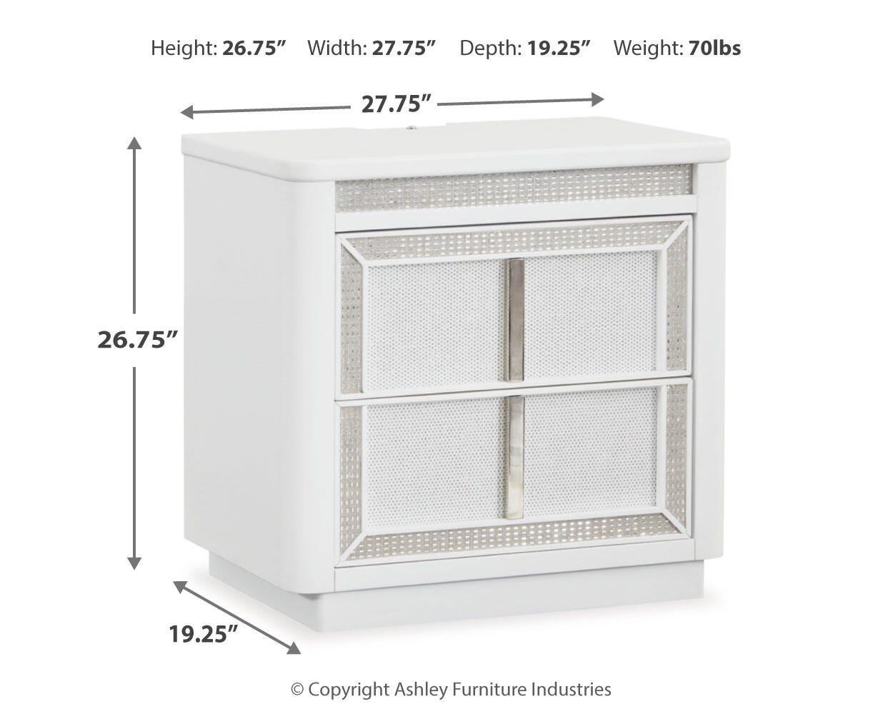 Chalanna Queen Upholstered Storage Bed, Dresser, Mirror, Chest and Nightstand