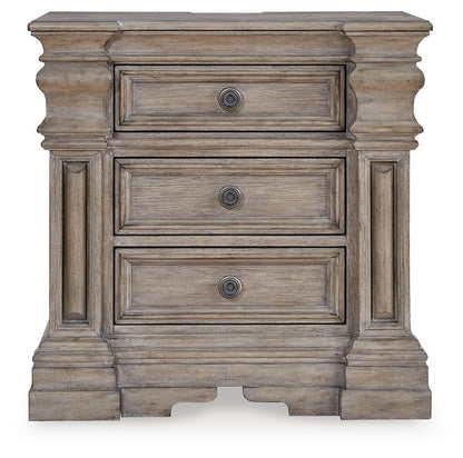 Blairhurst California King Panel Bed, Dresser, Mirror, Chest and Nightstand