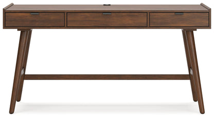 Lyncott Home Office Desk with Chair and Storage