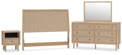 Cielden Queen Panel Headboard, Dresser, Mirror and Nightstand