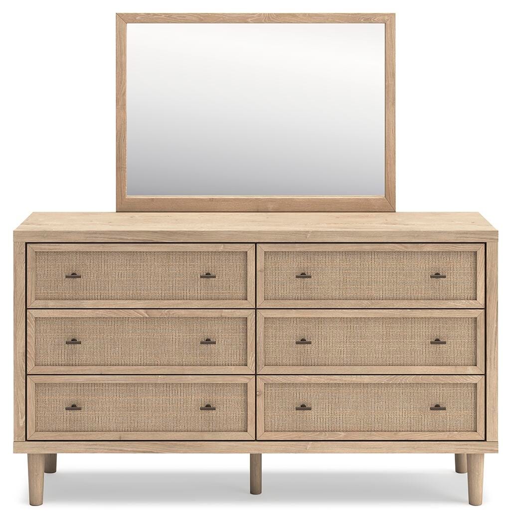 Cielden King Panel Headboard, Dresser, Mirror and Nightstand