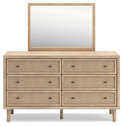 Cielden King Panel Headboard, Dresser, Mirror and Nightstand
