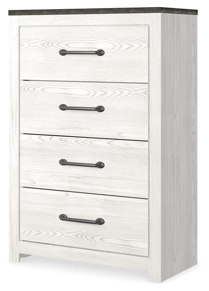 Gerridan Queen Panel Bed, Dresser, Mirror, Chest and Nightstand