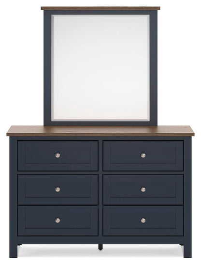 Landocken Queen Panel Bed, Dresser, Mirror, Chest and Nightstand