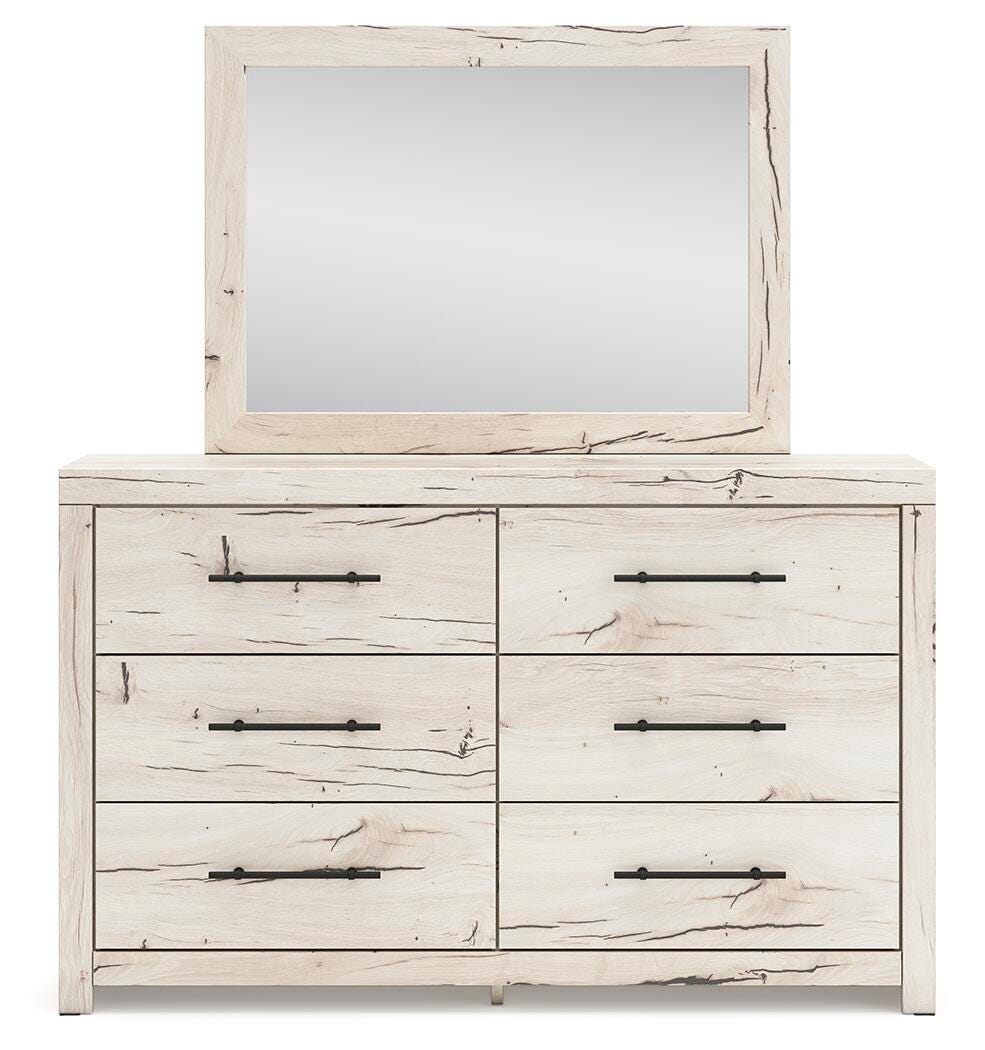 Lawroy King Panel Headboard, Dresser, Mirror, Chest and Nightstand