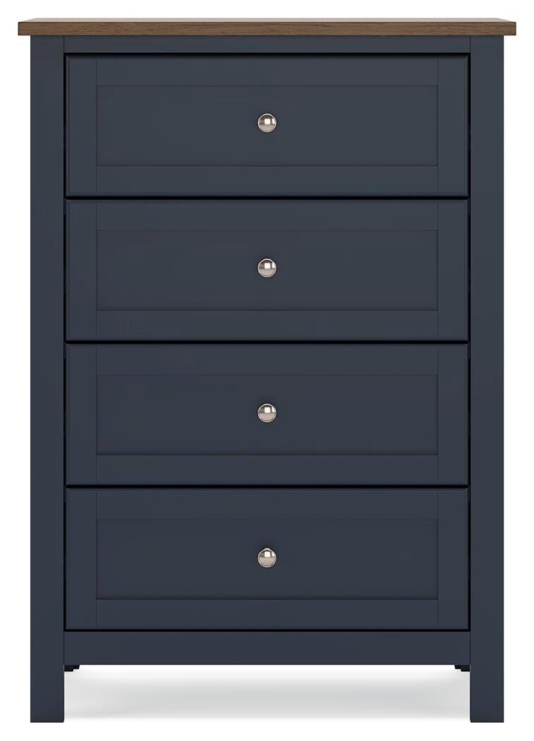 Landocken Full Panel Headboard, Dresser, Mirror, Chest and Nightstand