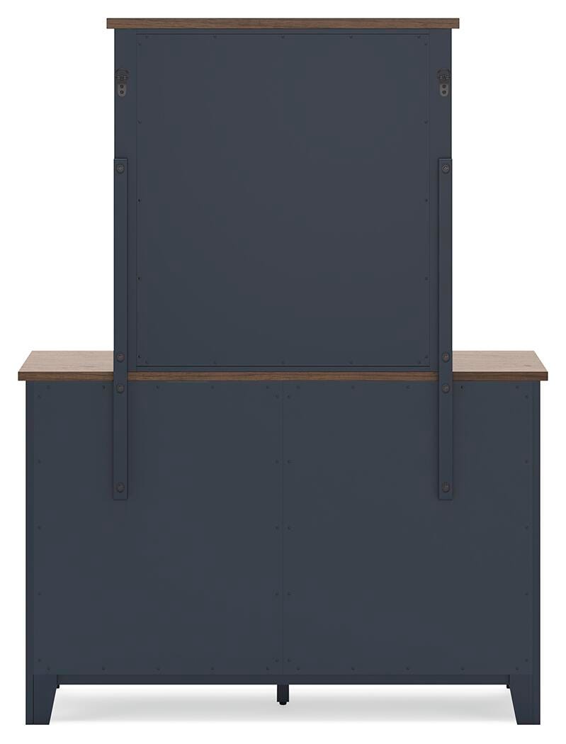 Landocken Full Panel Headboard, Dresser, Mirror and Nightstand
