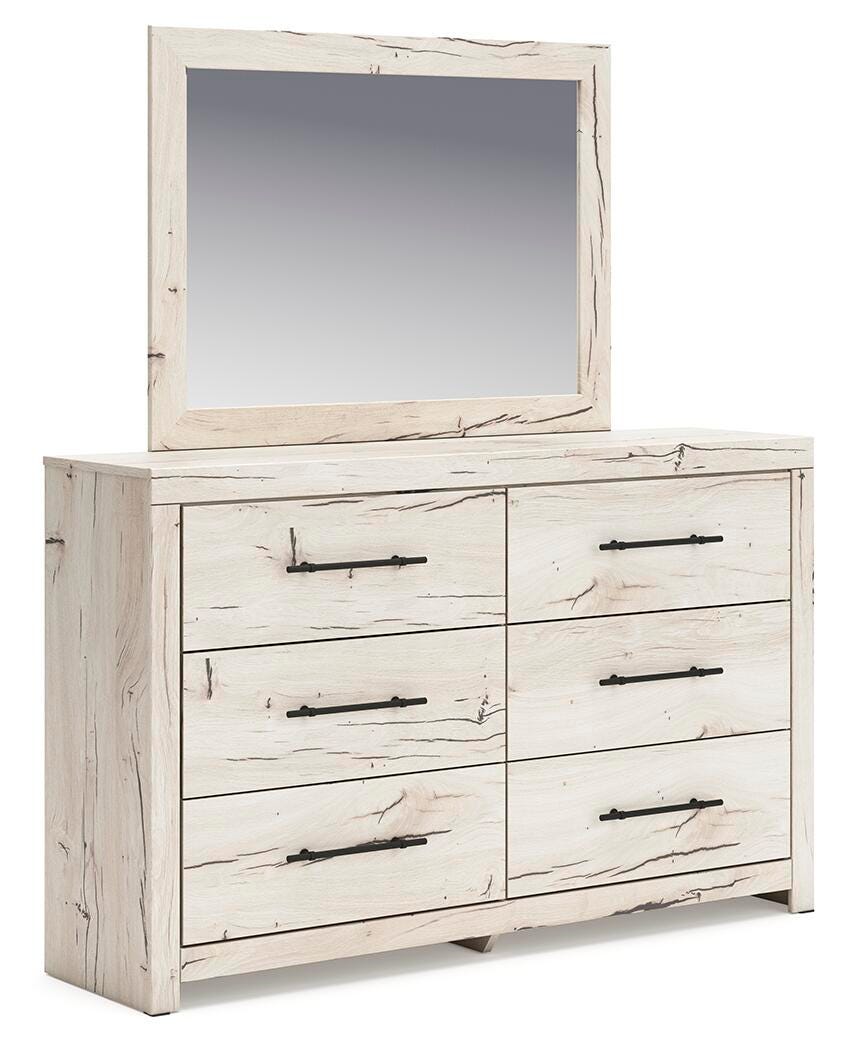 Lawroy Twin Panel Headboard, Dresser, Mirror, Chest and Nightstand
