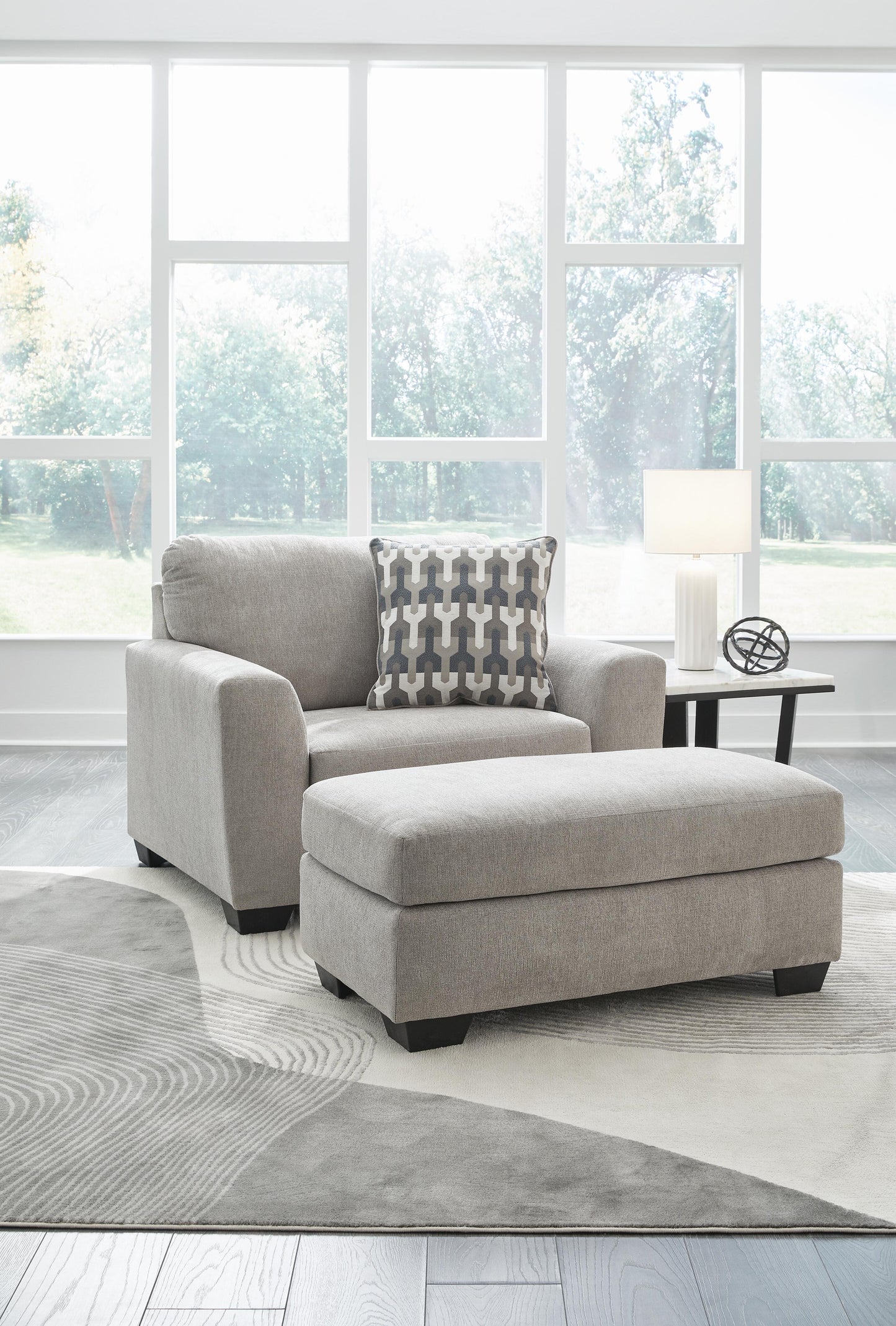 Avenal Park Chair and Ottoman