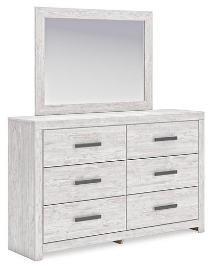 Cayboni Twin Panel Bed, Dresser, Mirror, Chest and Nightstand