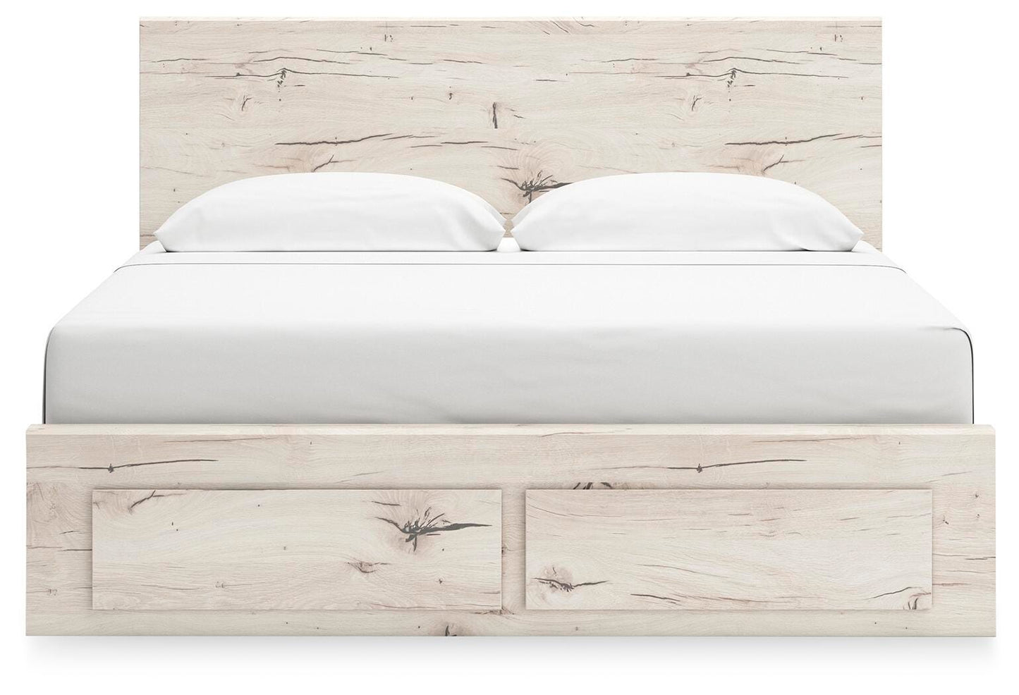 Lawroy King Panel Storage Bed, Dresser, Mirror, Chest and Nightstand