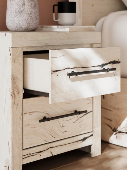 Lawroy Queen Panel Storage Bed, Dresser, Mirror, Chest and Nightstand