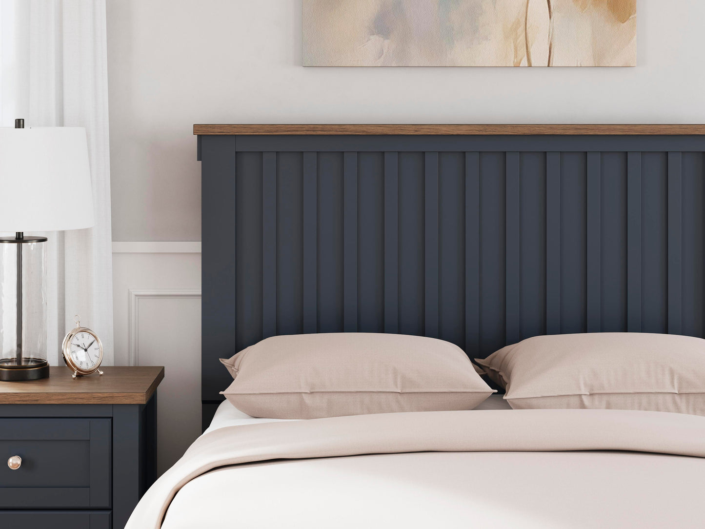 Landocken Full Panel Bed, Dresser, Mirror, Chest and Nightstand