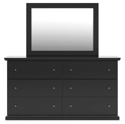 Maribel Twin Panel Bed, Dresser, Mirror and Nightstand
