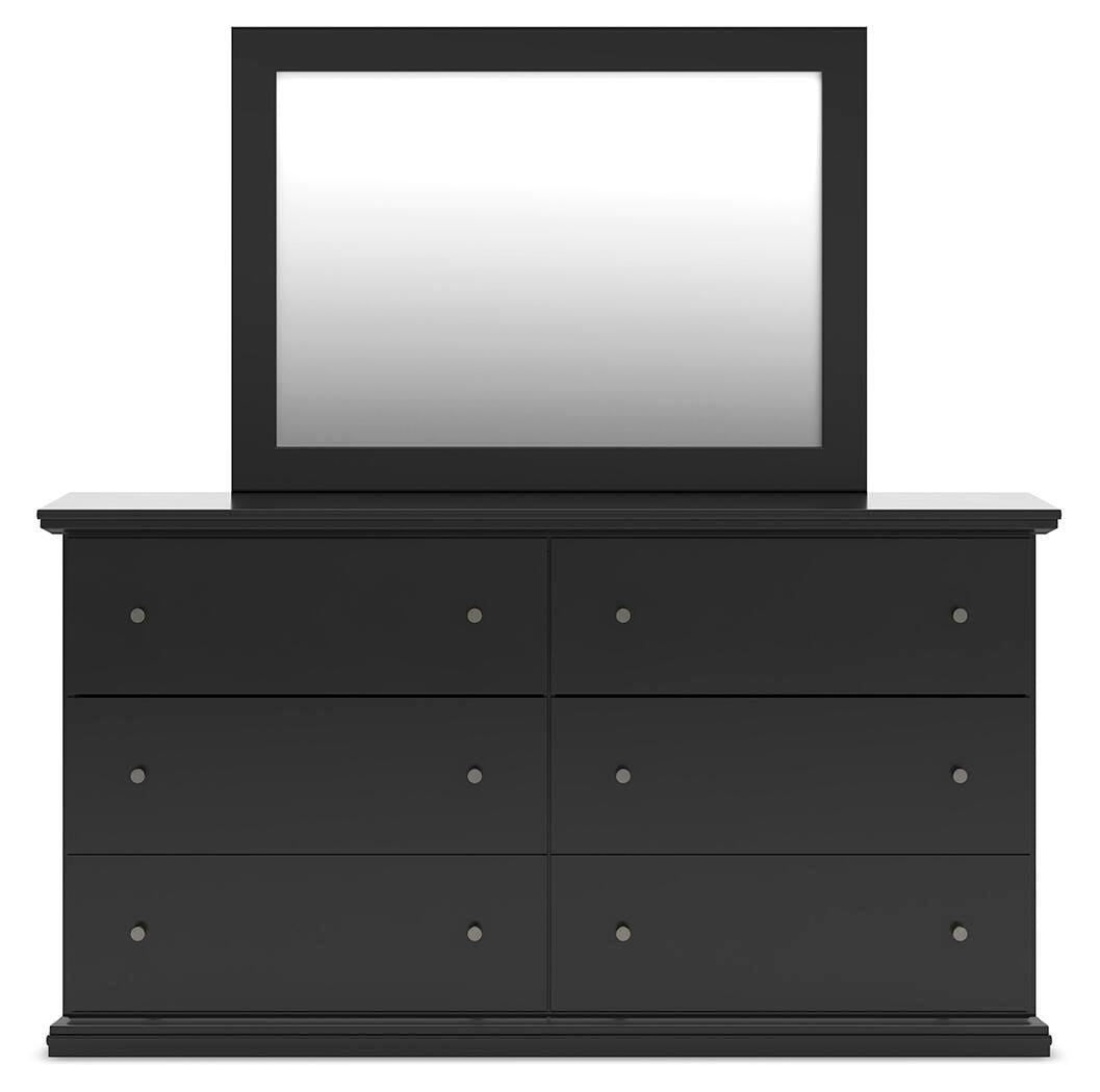 Maribel King Panel Bed, Dresser and Mirror