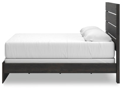 Hollivern King Panel Bed, Dresser and Mirror