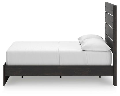 Hollivern Full Panel Storage Bed, Dresser and Mirror