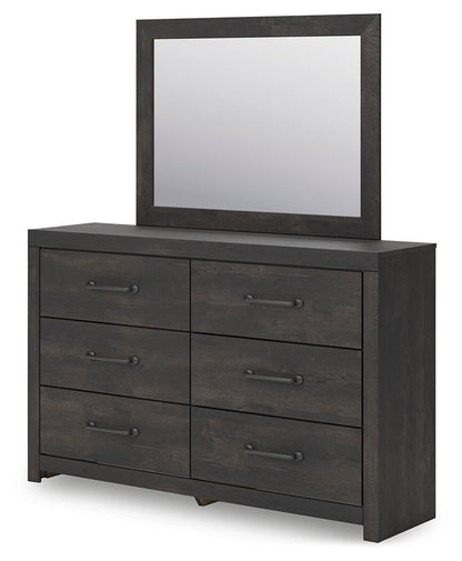 Hollivern Twin Panel Storage Bed, Dresser, Mirror, Chest and Nightstand