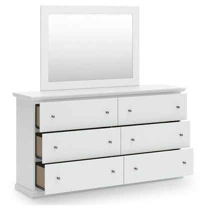 Bostwick Shoals Queen Panel Bed, Dresser, Mirror and Nightstand
