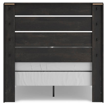 Hollivern Full Panel Bed, Dresser, Mirror, Chest and Nightstand