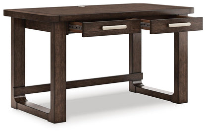 Breckington Home Office Desk with Chair and Storage
