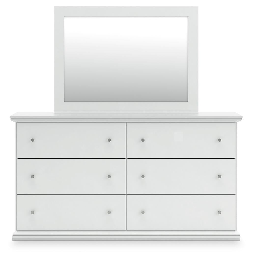 Bostwick Shoals King Panel Bed, Dresser, Mirror, Chest and Nightstand
