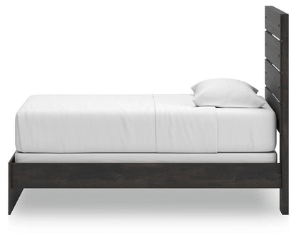 Hollivern Twin Panel Bed, Dresser and Mirror