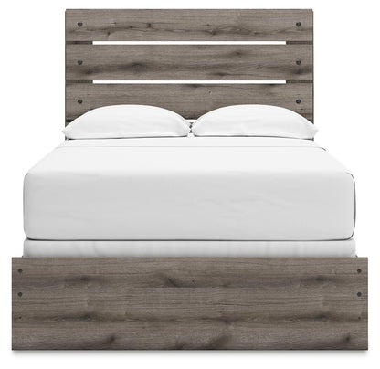 Graystorm Full Panel Bed, Dresser, Mirror, Chest and Nightstand
