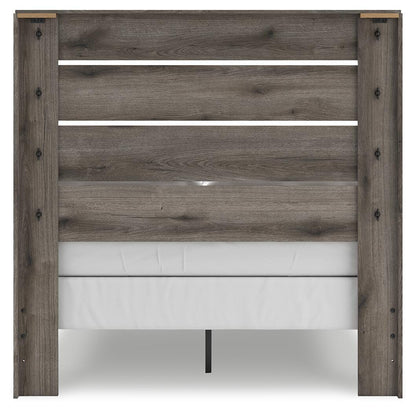 Graystorm Full Panel Bed, Dresser, Mirror, Chest and Nightstand