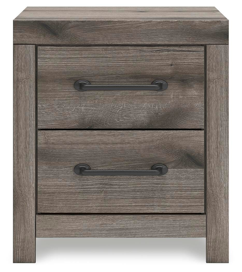 Graystorm Queen Panel Bed, Dresser, Mirror and Nightstand
