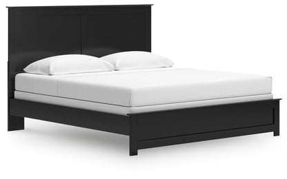Maribel King Panel Bed, Dresser, Mirror, Chest and Nightstand