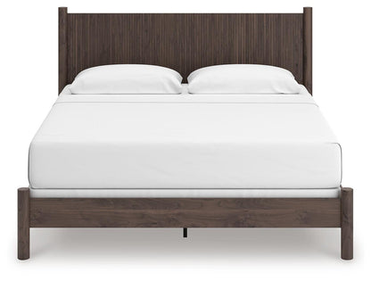 Pamytta King Panel Bed, Dresser, Mirror, Chest and Nightstand