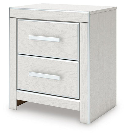 Zuraleus Queen Upholstered Panel Bed, Dresser, Mirror, Chest and Nightstand