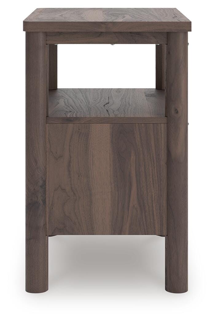 Pamytta King Upholstered Panel Platform Bed, Dresser, Mirror and Nightstand