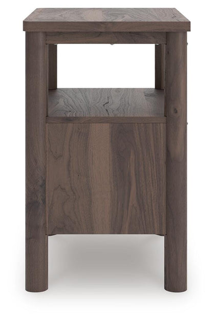 Pamytta King Upholstered Panel Platform Bed, Dresser, Mirror and Nightstand